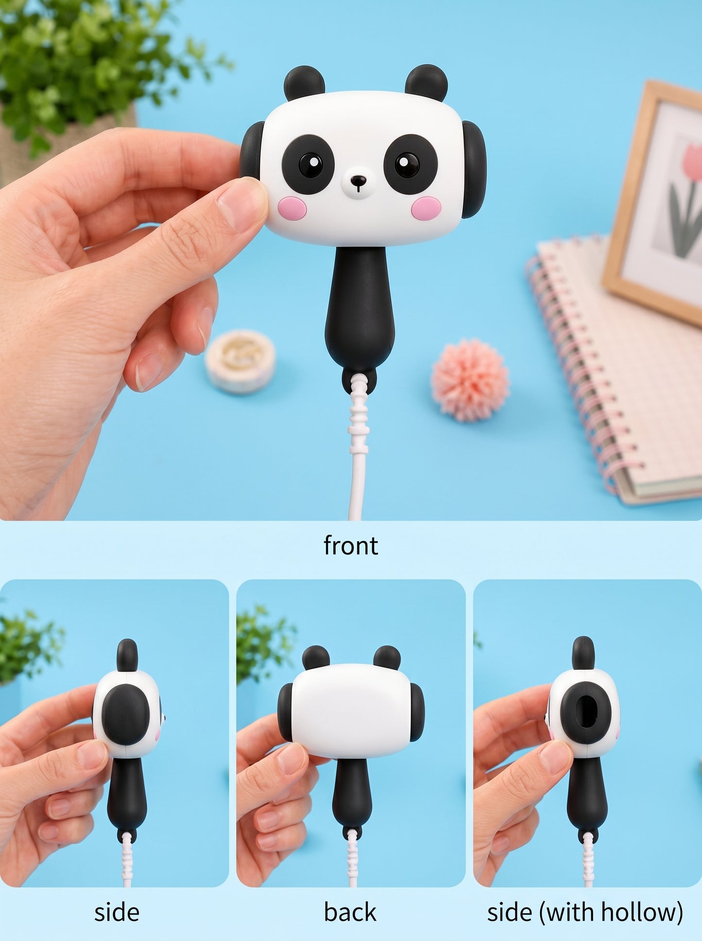 Cute Panda Squeezy Kawaii Hammer with Sound