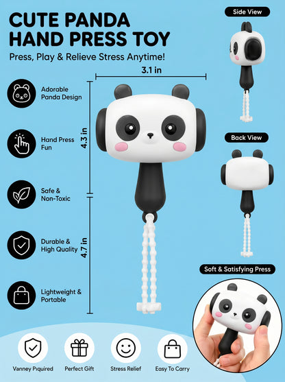 Cute Panda Squeezy Kawaii Hammer with Sound