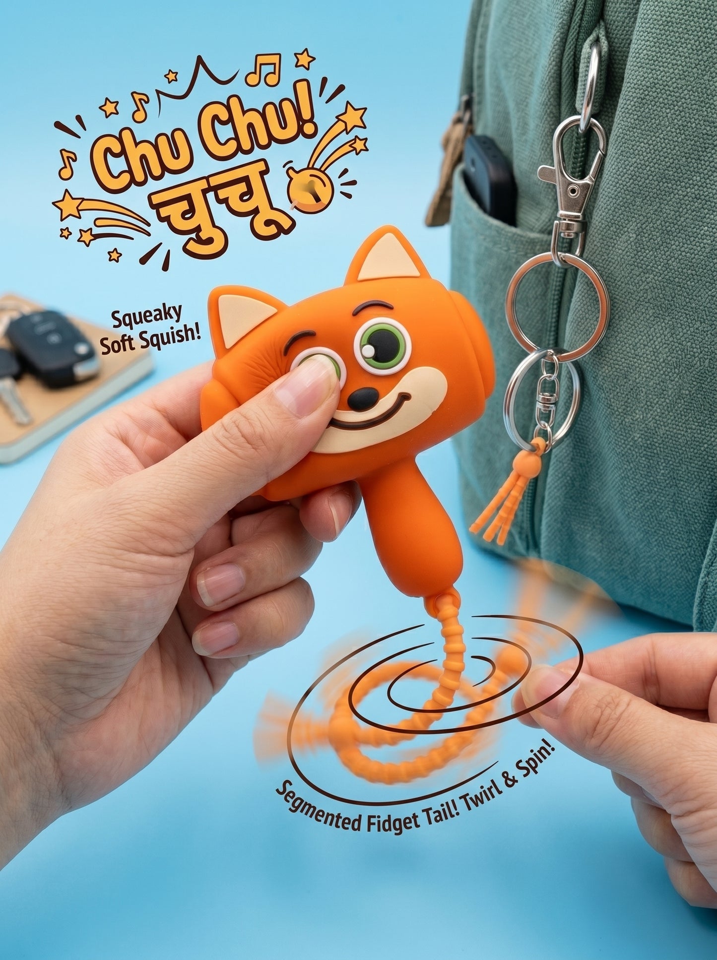 Cute Jerry Squeezy Kawaii Hammer with Sound