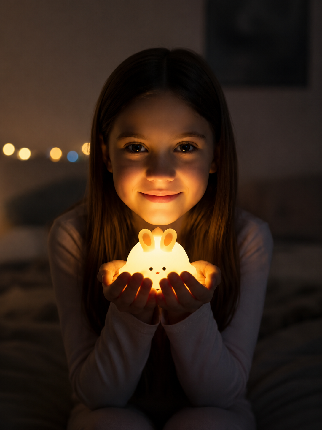 Cute Rabbit - Night Light Lamp